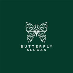 Butterfly logo icon design vector 