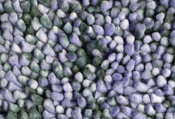Rough carpet full frame, blue