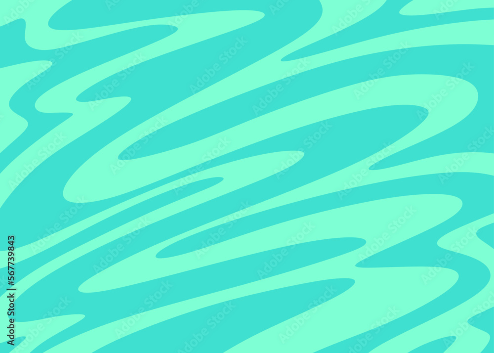 Poster minimalist background with cute wavy lines pattern