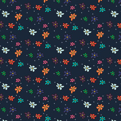 Pattern flovers and stars