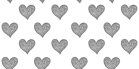 seamless pattern with hearts