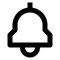 Notification line icon