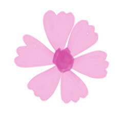 flower, leaf, plant, watercolor, watercolor flower