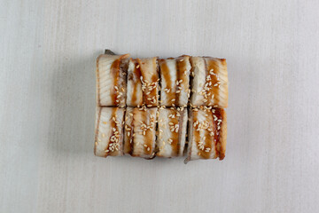 chip cookies on wooden table