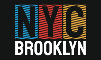 New York Typography Vector T-shirt Design