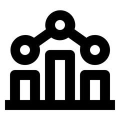 Bar Chart line icon