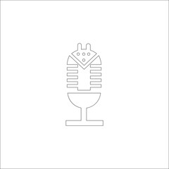 icon stock microphone illustration design