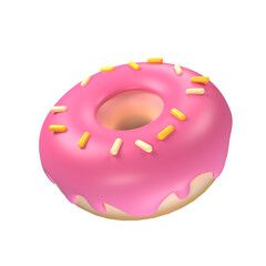 Doughnut 3D illustration