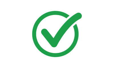checklist, check mark, check logo stylized creative design template