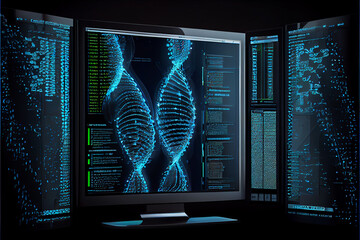 DNA formula research and full analysis with modern technology. Generative AI