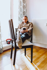 concept of early aging and depression in middle age men