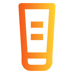Sunscreen gradient icon