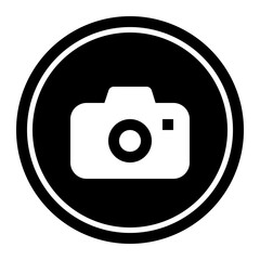 camera Circular line icon