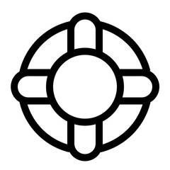 Lifebouy line icon