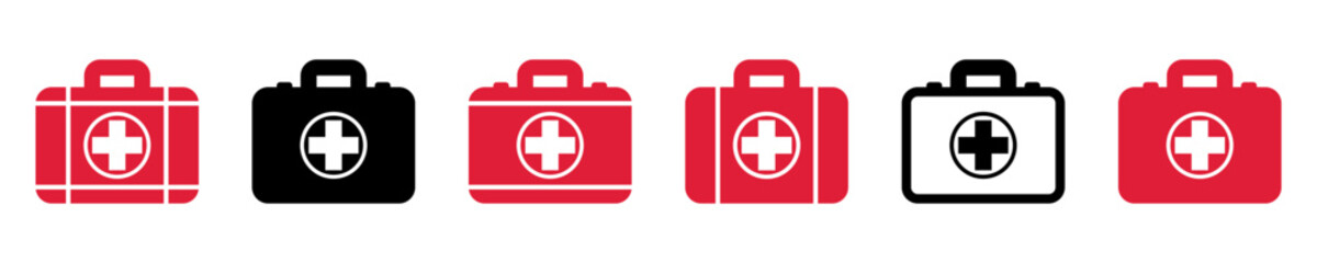 Medical box, vector design for any purposes. Emergency symbol. First aid. Health care. Cross symbol.