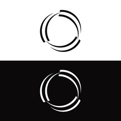 Obraz premium Circle vector logo template design . Circle icon . Circle silhouette 