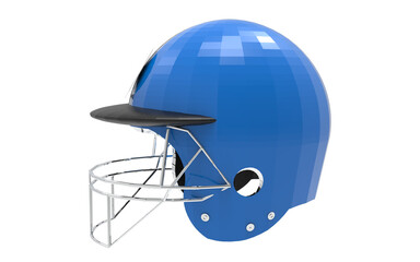 3d render of a cricket helmet