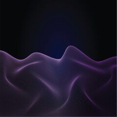 wave background illustration gradient design vector