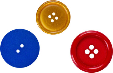 Assortment of buttons of many different colors