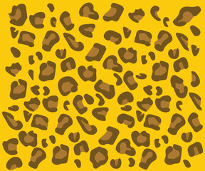 Fototapeta na wymiar Yellow leopard print, Animal pattern, leopard design, SVG Vector