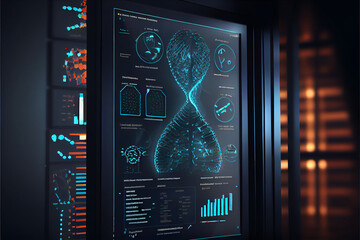 DNA formula research and full analysis with modern technology. Generative AI