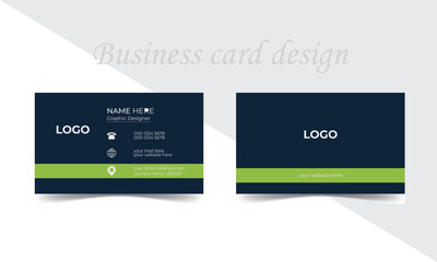 Professional business card design template, Modern Creative And Clean Business Card Design Template, Business Card Layout