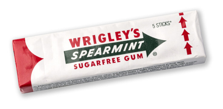  Spearmint chewing gum