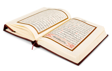 Red-Gold Holy islamic Quran Book