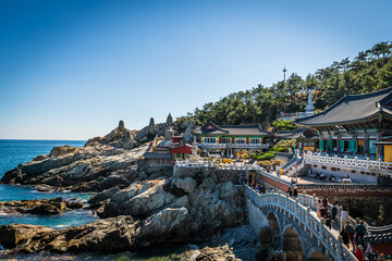 Haedong Yonggungsa Temple à Busan en Corée du Sud