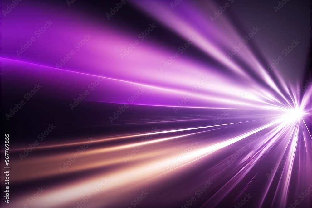 Poster a purple and white background with lines and a star in the middle of the image and a black backgroun