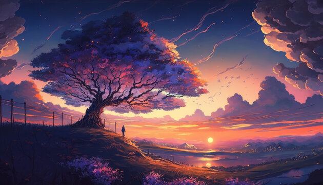 150 Anime Landscape HD Wallpapers and Backgrounds