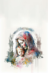Mary and Baby Jesus, Generative Ai
