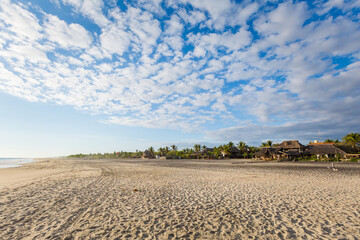 Fototapeta na wymiar Beautiful Ventanilla beach in Mexico