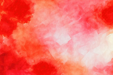 An abstract red watercolor background. Created with Generative AI.