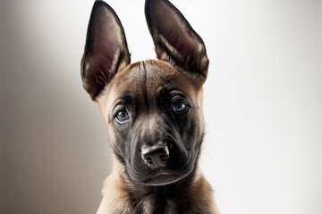 Belgian malinois Puppy Portrait