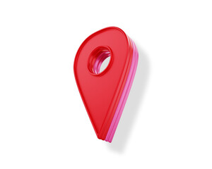 red pin PNG
