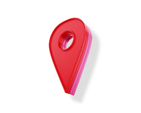 red pin PNG
