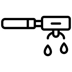filter ilustration with outline
