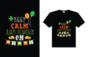 St. Patrick's day typography colorful Irish quote vector Lettering t-shirt design 