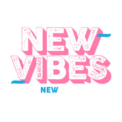 Modern typography for t-shirt graphics, fashion print and other uses Design element for banner, poster, greeting card. Canvas