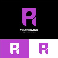 Simple minimalist modern unique logo design