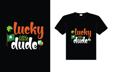 St. Patrick's day typography colorful Irish quote vector Lettering t-shirt design 