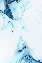 Blue marble background. Pastel blue marble texture. Abstract blue background.