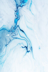 Obraz premium Blue marble background. Pastel blue marble texture. Abstract blue background.