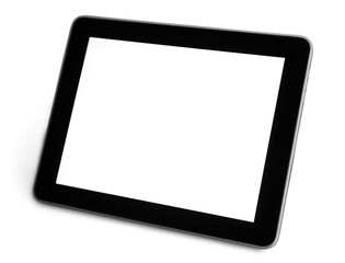 A beautiful modern digital tablet with screen