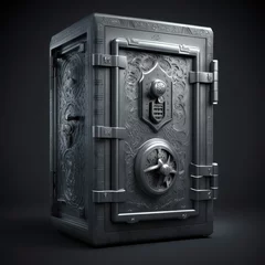 Foto op Canvas ai generated retro strong metal safe © maylim