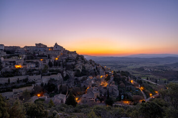 Gordes small medieval town in Provence, Luberon, Vaucluse, France