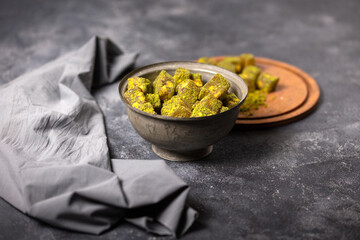 Double Roasted Turkish Delight with Pistachio