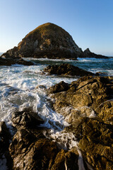 Beautiful Zipolite beach in Mexico