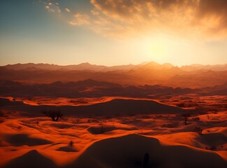 Fototapeta na wymiar The Beauty of the Desert and its Mountains